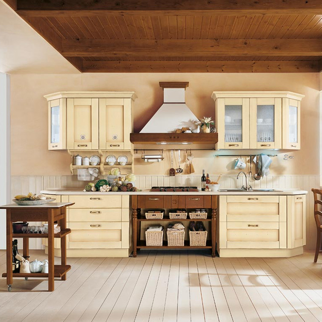 Solid Wood Kitchen Cabinet